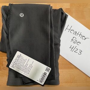 NWT Lululemon Base Pace Special Edition HR 25 inch Two Toned Ribbed Leggings